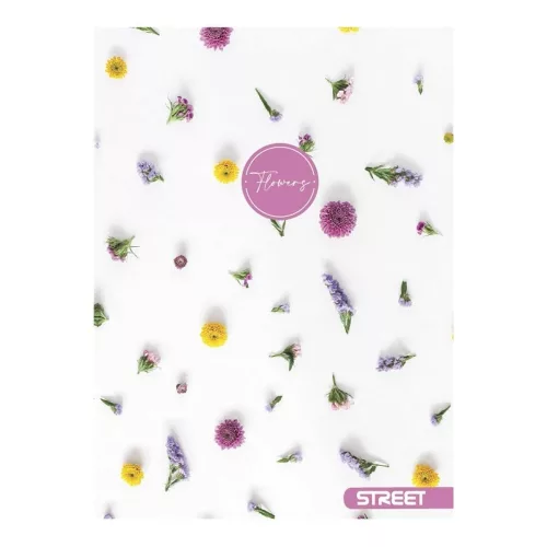 Füzet sima STREET A/4 54 lapos Flowers