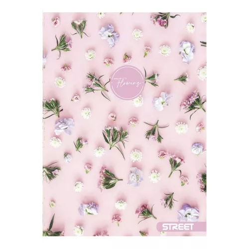 Füzet sima STREET A/4 54 lapos Flowers