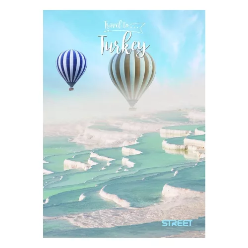 Füzet kockás STREET A/4 54 lapos Travel