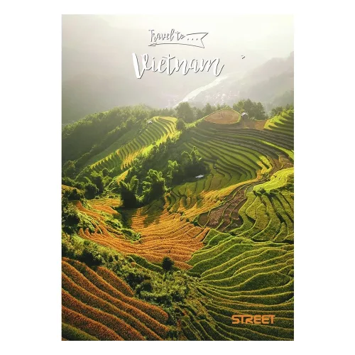 Füzet kockás STREET A/4 54 lapos Travel