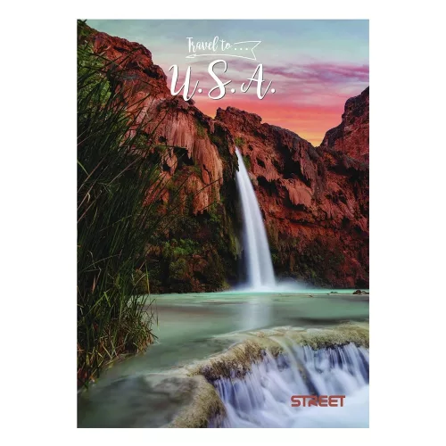 Füzet kockás STREET A/4 54 lapos Travel