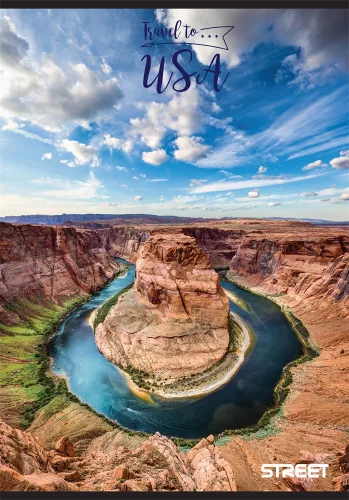 Füzet vonalas STREET A/4 54 lapos Travel