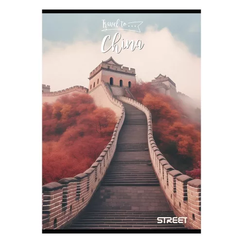 Füzet vonalas STREET A/4 54 lapos Travel