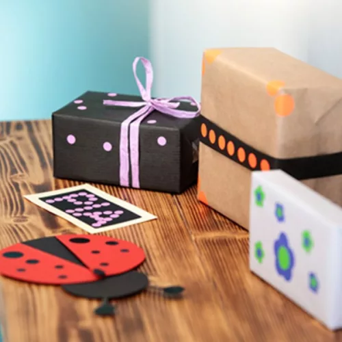 Etikett AVERY 3004 jelölőpont 18mm piros 96 darabos