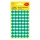 Etikett AVERY 3143 jelölőpont 12mm zöld 270 darabos