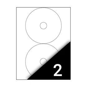  Etikett FORTUNA 117 CD címke univerzális 200 címke/doboz 100 ív/doboz