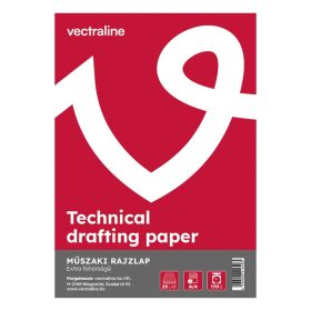 Rajzlap műszaki VECTRALINE A/4 180 g 25 lapos