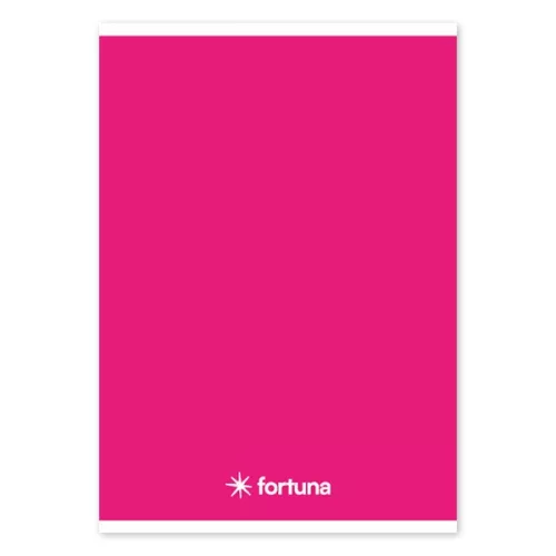 Füzet vonalas FORTUNA Monocolor A/5 32 lapos 21-32 4-8.osztályos magenta