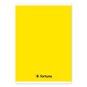   Füzet vonalas FORTUNA Monocolor A/5 32 lapos 21-32 4-8.osztályos sárga