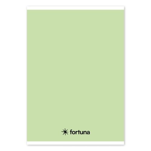 Füzet vonalas FORTUNA Monocolor A/5 32 lapos 21-32 pasztell zöld