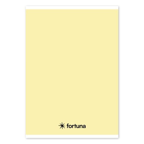 Füzet vonalas FORTUNA Monocolor A/5 32 lapos 21-32 pasztell sárga