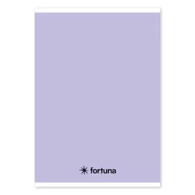   Füzet vonalas FORTUNA Monocolor A/5 32 lapos 21-32 4-8.osztályos pasztell lila