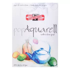   Rajztömb KOH-I-NOOR Pop Aquarell A/3 speciális papírból 250 g 10 lapos