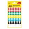 Etikett AVERY 3090 öntapadó jelölőpont vegyes 6 szín 8mm 416 jelölőpont/csomag
