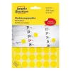 Etikett AVERY 3377 öntapadó jelölőpont sárga 18mm 1056 jelölőpont/csomag