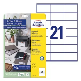   Etikett AVERY 3481-10 70x41mm univerzális 240 címke/doboz 10 ív/doboz