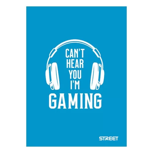 Füzet vonalas STREET A/4 42 lapos PP Neon