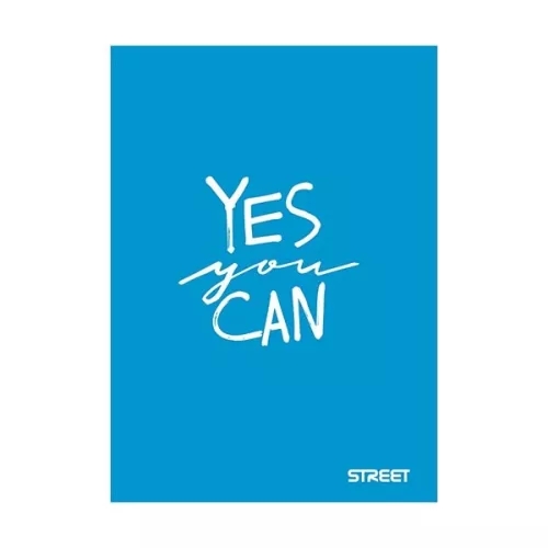 Füzet sima STREET A/4 42 lapos PP Neon