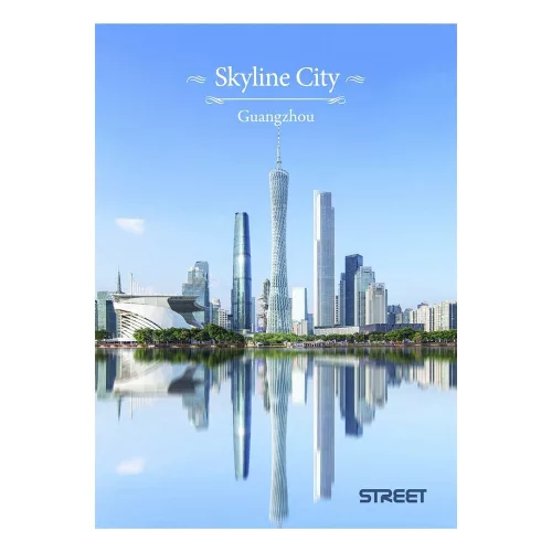 Füzet sima STREET A/4 54 lapos Skyline