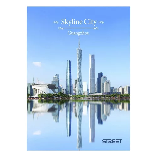Füzet vonalas STREET A/5 54 lapos Skyline margóval