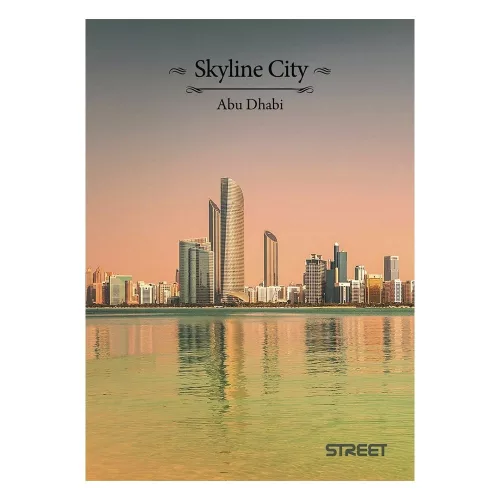 Füzet vonalas STREET A/5 54 lapos Skyline margóval