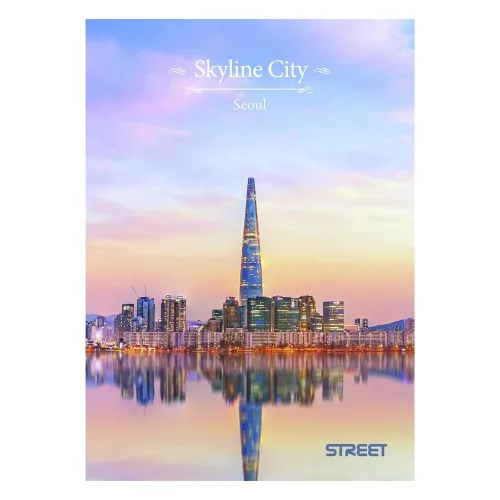 Füzet vonalas STREET A/5 54 lapos Skyline margóval