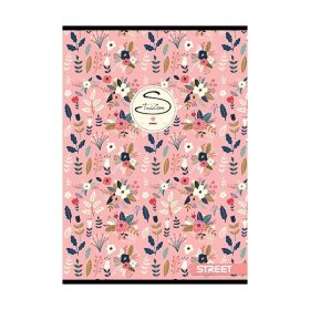 Füzet kockás STREET A/4 54 lapos Flowers