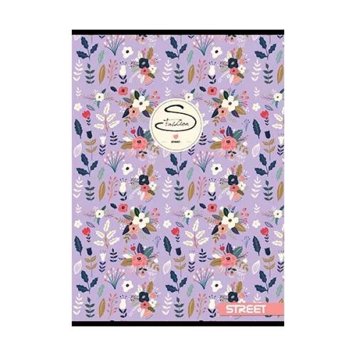 Füzet kockás STREET A/4 54 lapos Flowers