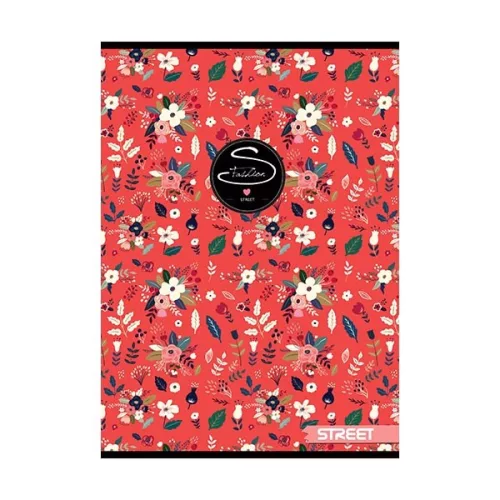 Füzet kockás STREET A/4 54 lapos Flowers