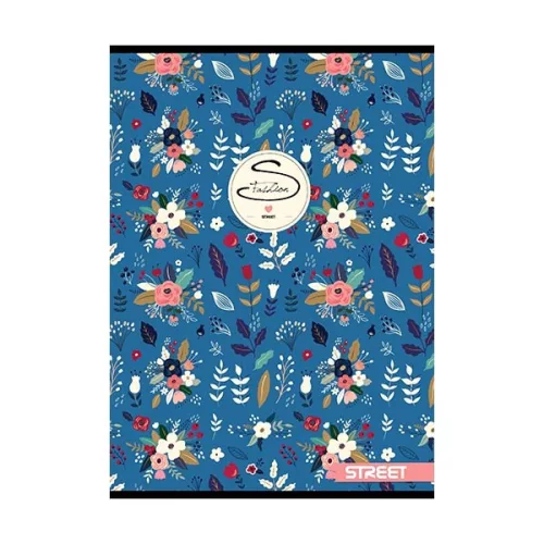Füzet kockás STREET A/4 54 lapos Flowers