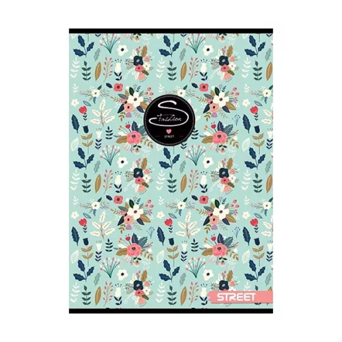 Füzet kockás STREET A/4 54 lapos Flowers