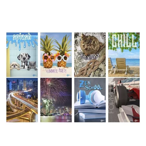 Füzet sima STREET A/4 52 lapos S-Line2