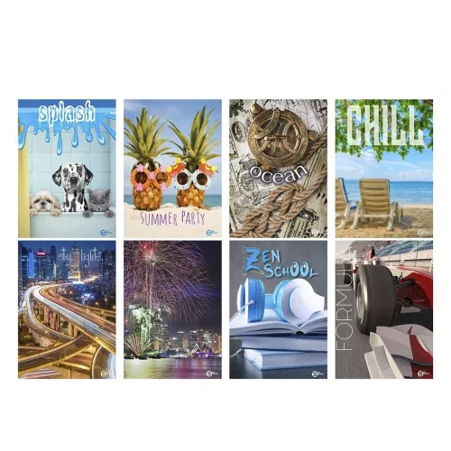 Füzet sima STREET A/5 52 lapos S-Line2