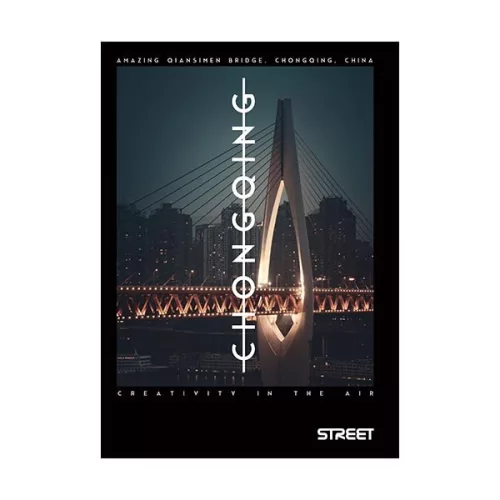 Füzet sima STREET A/4 50 lapos Bridges