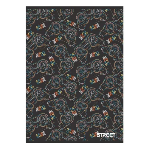 Füzet kockás STREET A/4 54 lapos Gaming