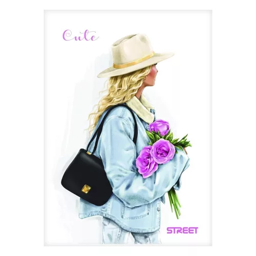 Füzet kockás STREET A/4 54 lapos Cute