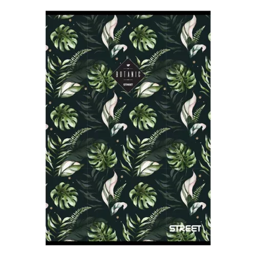 Füzet sima STREET A/5 54 lapos Botanic