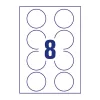Etikett AVERY L5081 65 mm kör visszaszedhető 10 íves