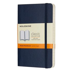   Notesz vonalas MOLESKINE QP611B20 "P" puhafedeles zafirkék