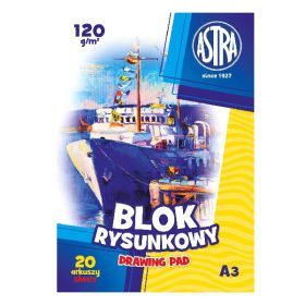 Rajztömb ASTRA PAP A/3 120 g 20 lapos