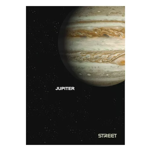 Füzet kockás STREET A/4 54 lapos Planets