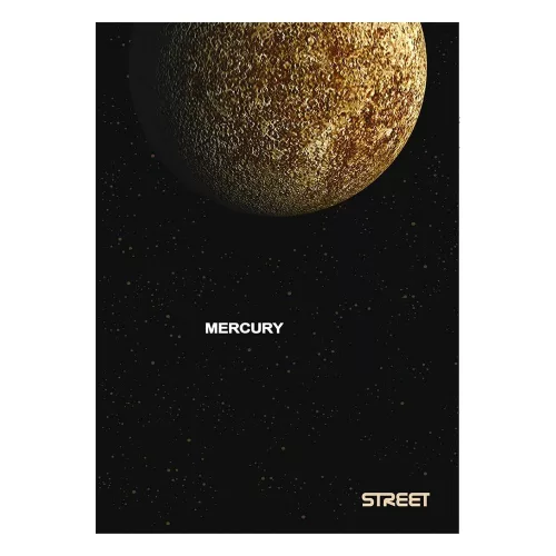 Füzet kockás STREET A/4 54 lapos Planets