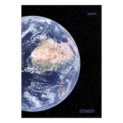 Füzet vonalas STREET A/4 54 lapos Planets margóval