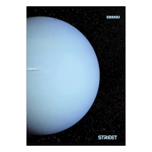 Füzet vonalas STREET A/4 54 lapos Planets margóval