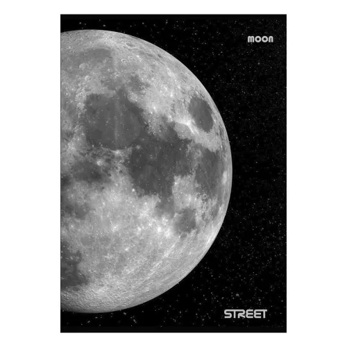 Füzet vonalas STREET A/4 54 lapos Planets margóval