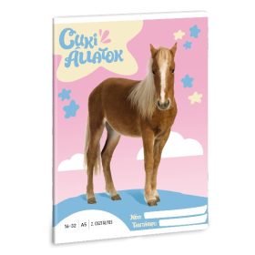   Füzet vonalas ARS UNA A/5 32 lapos 16-32 2. osztályos Cuki-Palomino póni