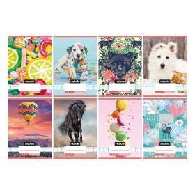 Füzet kockás NEBULO A/5 32 lapos 27-32 Cuki 16 darabos