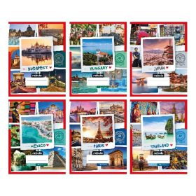   Füzet kockás NEBULO A/4 32 lapos 87-32 Ország-Város 12 darabos