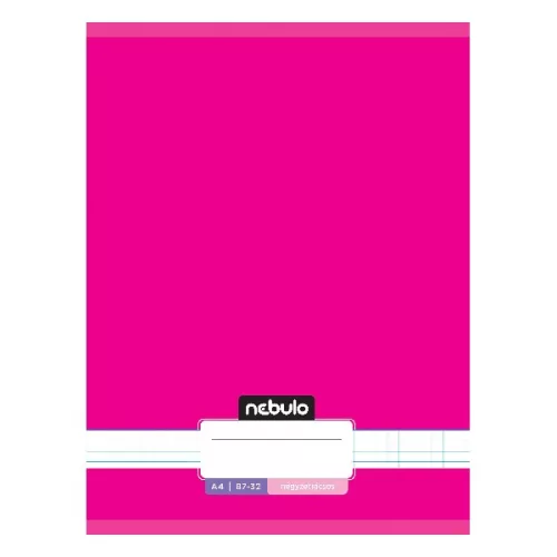 Füzet kockás NEBULO A/4 32 lapos 87-32 Monochrome és Gradient lányos 12 darabos