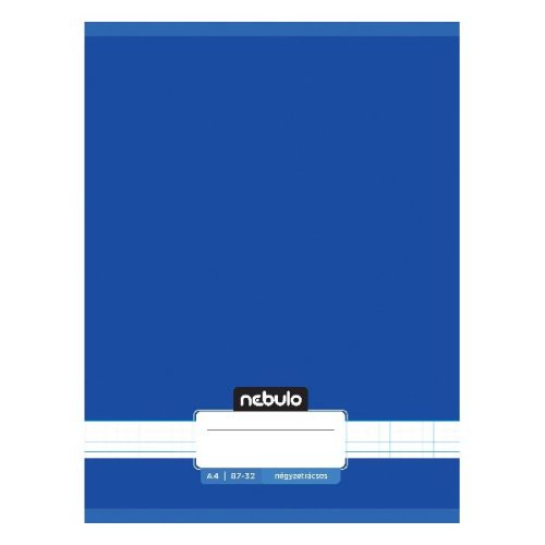 Füzet kockás NEBULO A/4 32 lapos 87-32 Monochrome és Gradient fiús 12 darabos